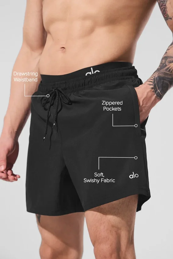 Pantalones cortos Circuit de 7" - Negro