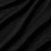 Camisa de manga larga de jersey de lino «Coastal» con botones - Negro