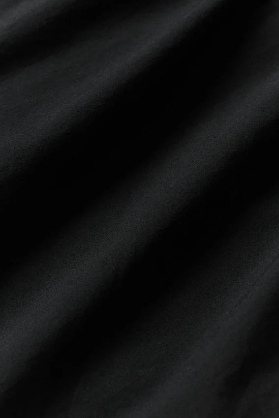 Pantalones cortos de algodón High-Waist «Real Deal» - Negro