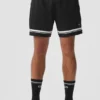 Pantalones cortos de baloncesto de malla «Key» de 7" - Negro