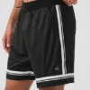 Pantalones cortos de baloncesto de malla «Key» de 7" - Negro