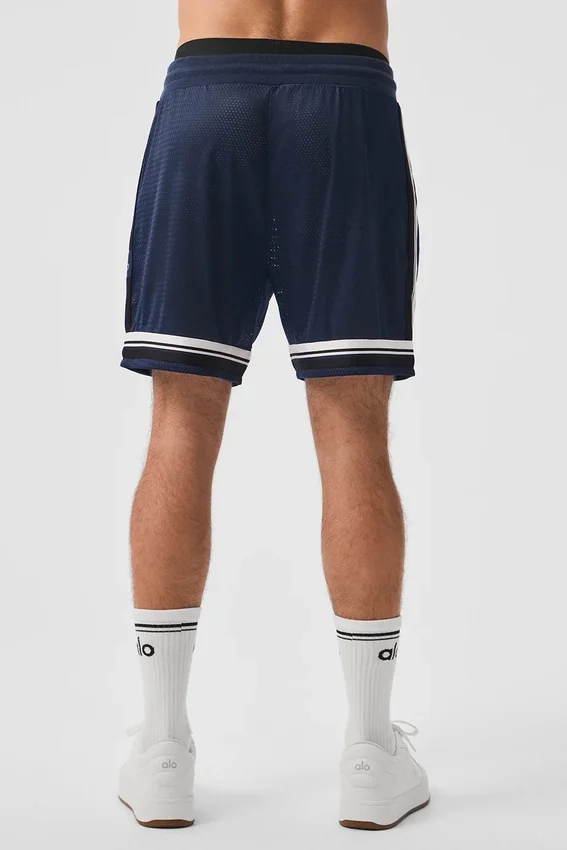 Pantalones cortos de baloncesto Key Mesh de 7" - Azul marino