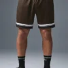 Pantalones cortos de baloncesto «Key Mesh» de 7" - Espresso