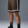 Pantalones cortos de baloncesto «Key Mesh» de 7" - Espresso
