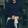 Pantalones cortos de chándal de punto waffle de 7" - Azul marino