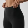 Pantalones cortos de ciclista High-Waist con estampado Airbrush de 5" - Negro
