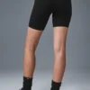 Pantalones cortos de ciclista High-Waist de 7" – Negro