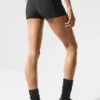 Pantalones cortos de cintura alta de la línea High-Waist Airlift — Negro
