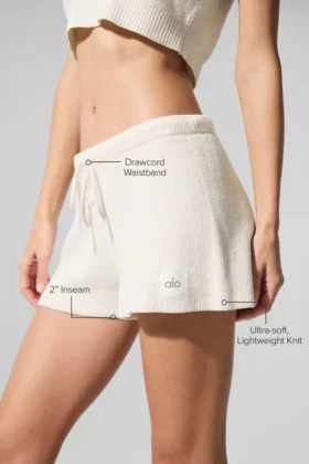 Pantalones cortos de jersé «Supernatural» – Marfil