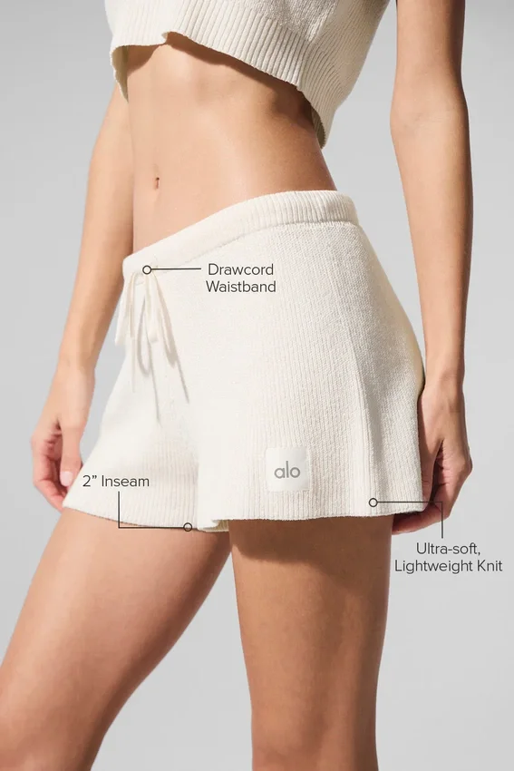 Pantalones cortos de jersé «Supernatural» - Marfil