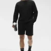 Pantalones cortos de ocio «Waffle» de 7" - Negro