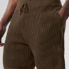 Pantalones cortos de punto abierto - Espresso