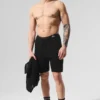 Pantalones cortos de punto abierto - Negro