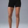 Pantalones cortos de punto High-Waist - Negro