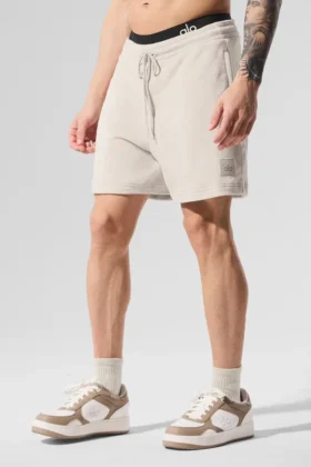 Pantalones cortos de rizo «Coastal» de 7" - Color hueso