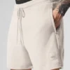 Pantalones cortos de rizo «Coastal» de 7" - Color hueso