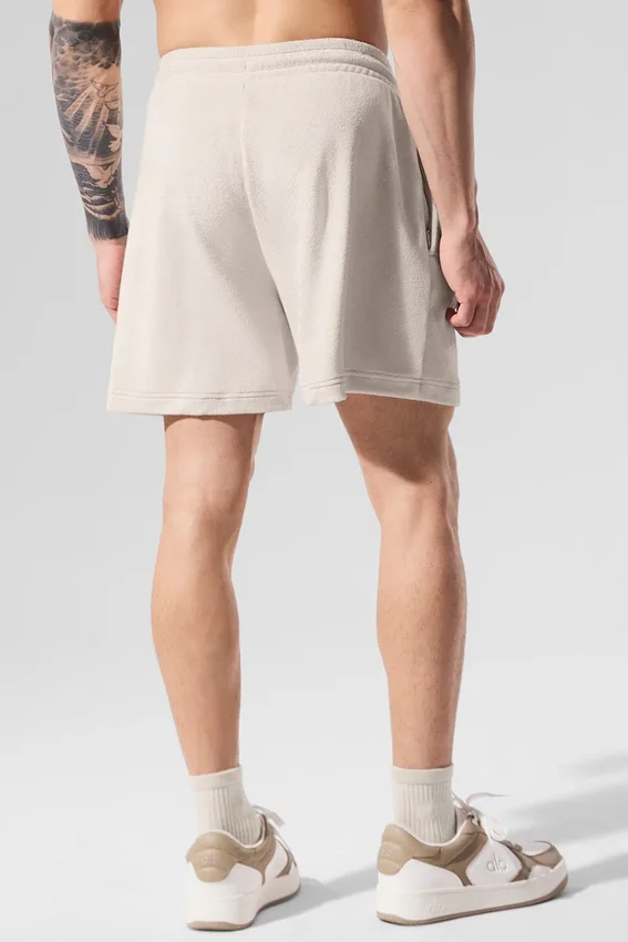 Pantalones cortos de rizo «Coastal» de 7" - Color hueso