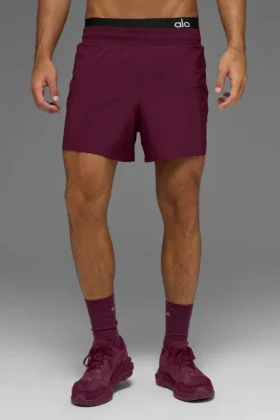 Pantalones cortos de running Adapt de 5″ – Burdeos