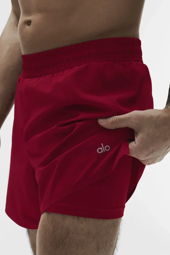 Pantalones cortos de running Adapt de 5" - Granate