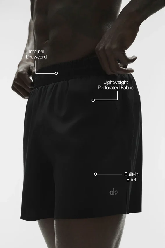 Pantalones cortos de running Adapt de 5" - Negro