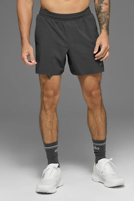 Pantalones cortos de running Traction de 5" - Antracita