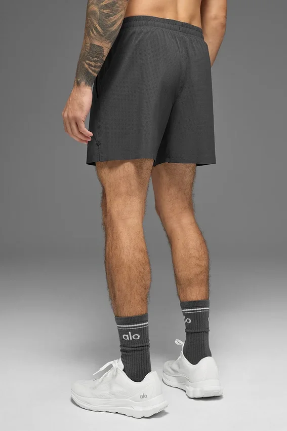 Pantalones cortos de running Traction de 5" - Antracita