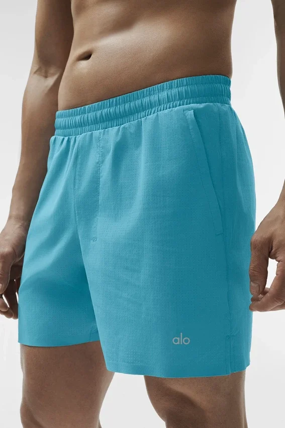 Pantalones cortos de running Traction de 5" - Azul brisa