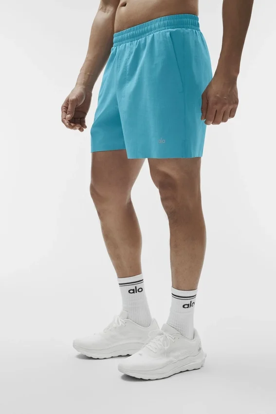 Pantalones cortos de running Traction de 5" - Azul brisa