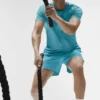 Pantalones cortos de running Traction de 5" - Azul brisa