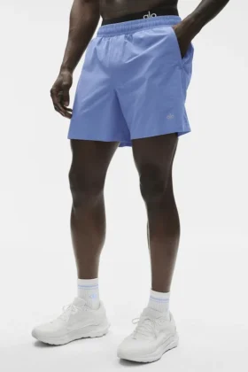 Pantalones cortos de running Traction de 5" - Azul Provenza