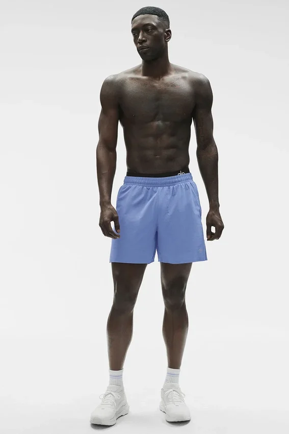 Pantalones cortos de running Traction de 5" - Azul Provenza