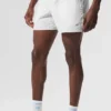 Pantalones cortos de running Traction de 5" - Blanco