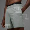 Pantalones cortos de running Traction de 5" - Gris Lunar