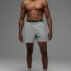 Pantalones cortos de running Traction de 5" - Gris Lunar
