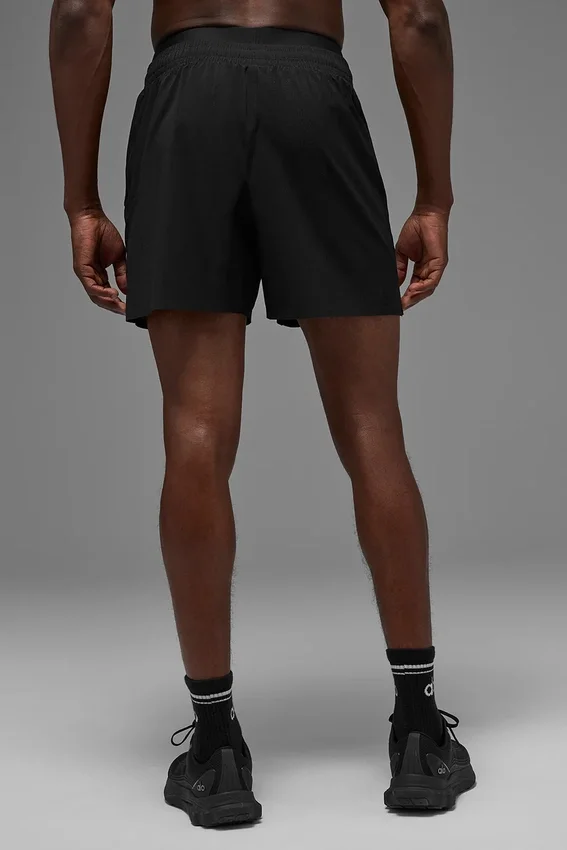 Pantalones cortos de running Traction de 5" - Negro