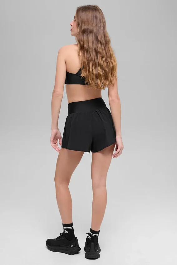 Pantalones cortos de running V-Cute - Negro