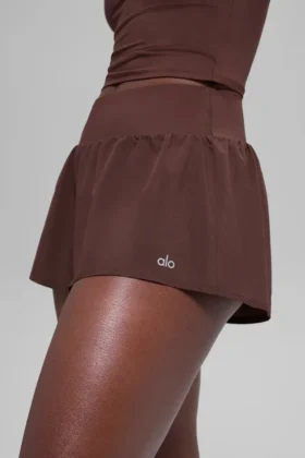 Pantalones cortos de running Victory – Brownstone