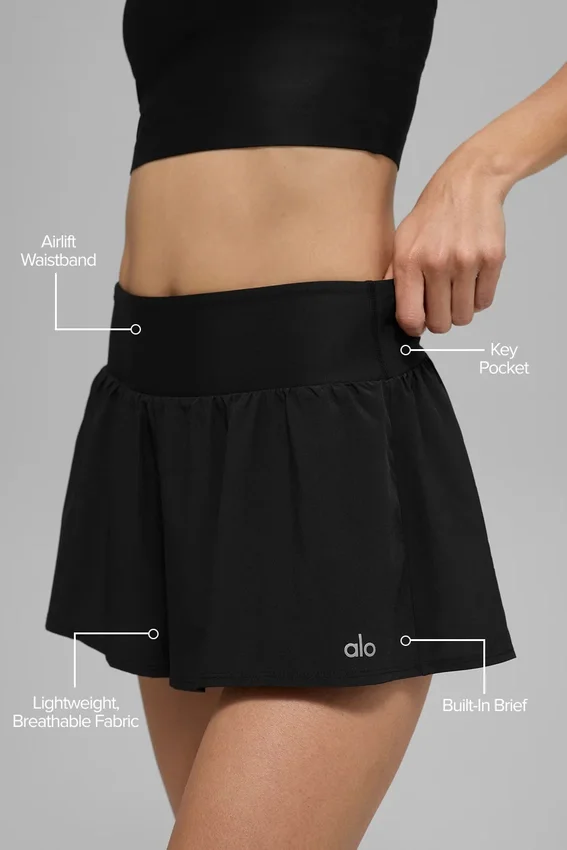 Pantalones cortos de running «Victory» - Negro