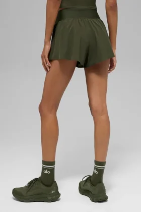 Pantalones cortos de running Victory – Verde oliva