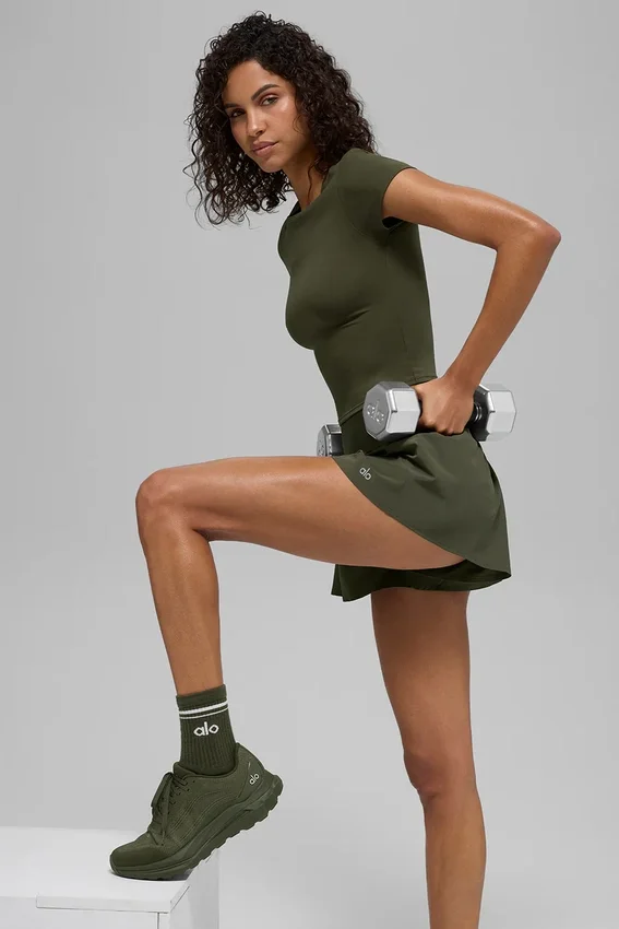 Pantalones cortos de running Victory - Verde oliva