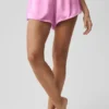 Pantalones cortos de seda Luminous - Rosa Candy Heart