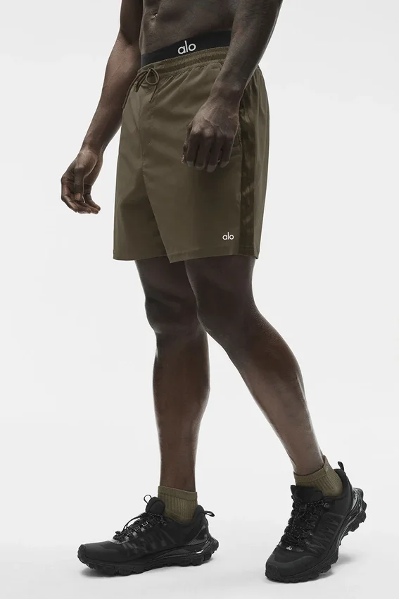 Pantalones cortos de surf High Tide de 7" - Olive Tree
