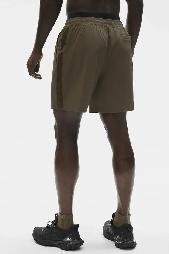 Pantalones cortos de surf High Tide de 7" - Olive Tree