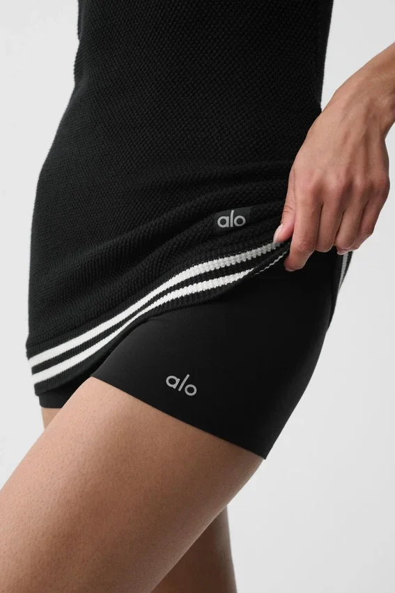 Pantalones cortos de talle medio Alo Softsculpt de 2" – Negro