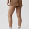 Pantalones cortos de talle medio «Golden Hour» semitransparentes - Marrón «Sun Kissed»