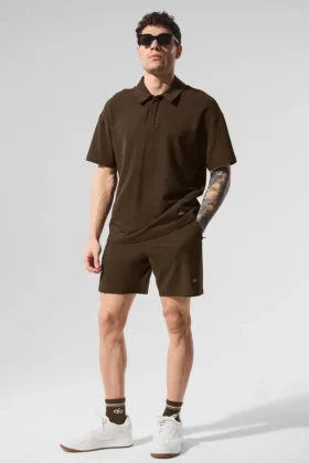 Pantalones cortos Double Take de 7" - Espresso