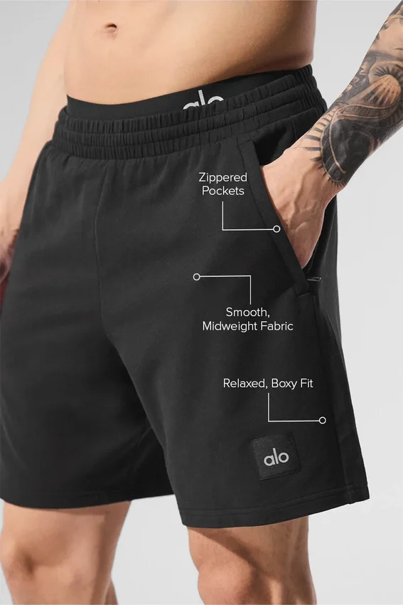Pantalones cortos «Double Take» de 7" - Negro