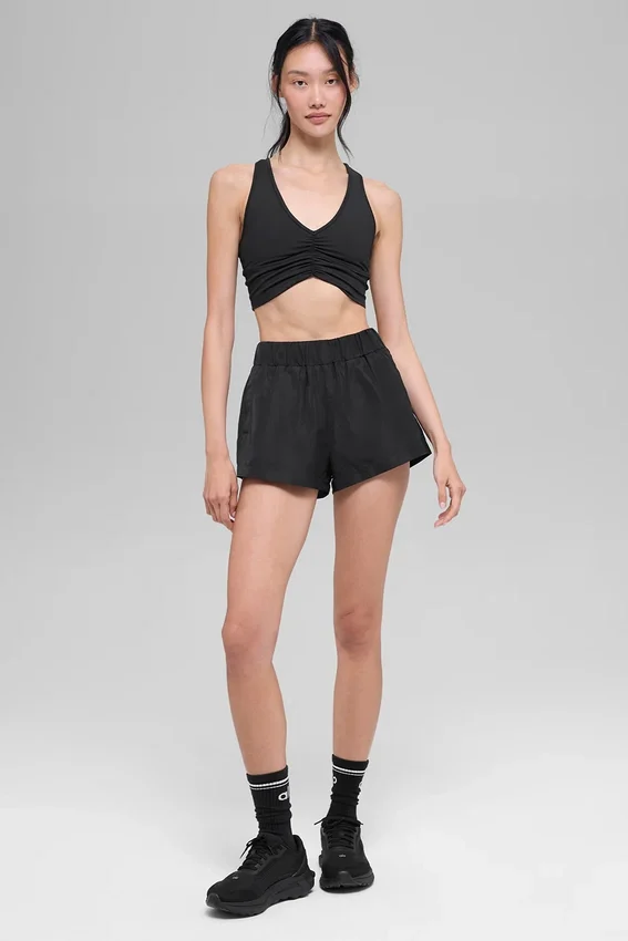 Pantalones cortos High-Waist «Socialite» - Negro