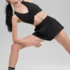 Pantalones cortos High-Waist «Socialite» - Negro
