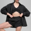 Pantalones cortos High-Waist «Socialite» - Negro